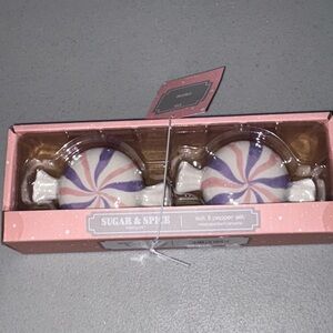 Candy Salt and Pepper Set - Purple and White